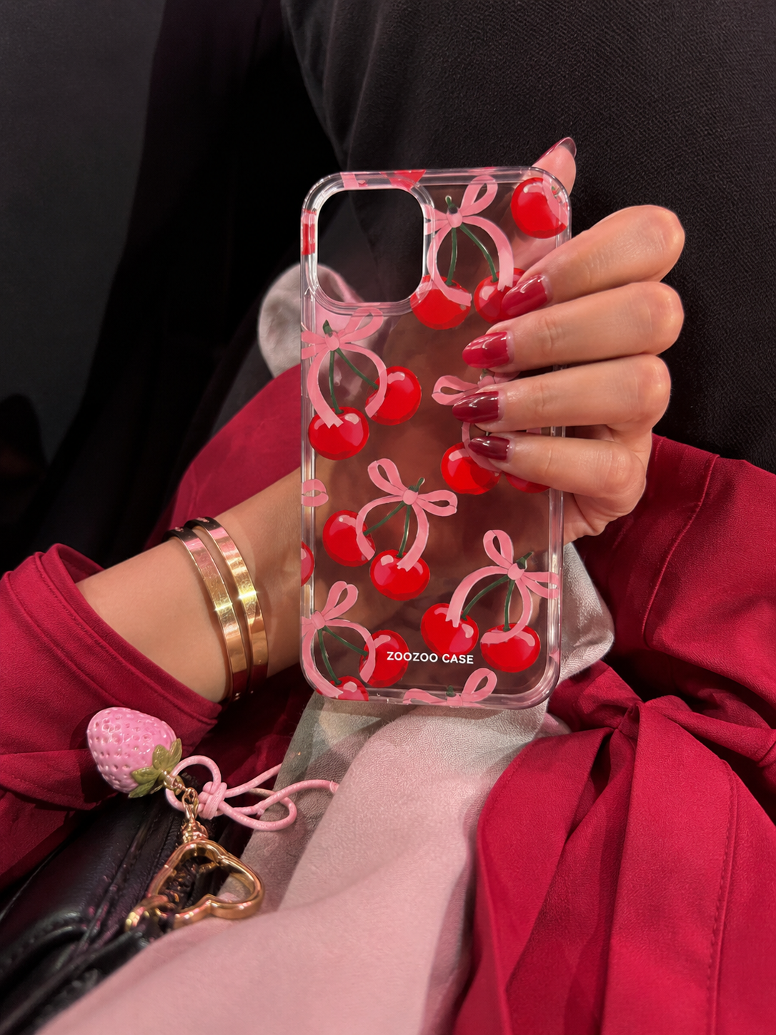 Cherry Sweetheart Bow Case