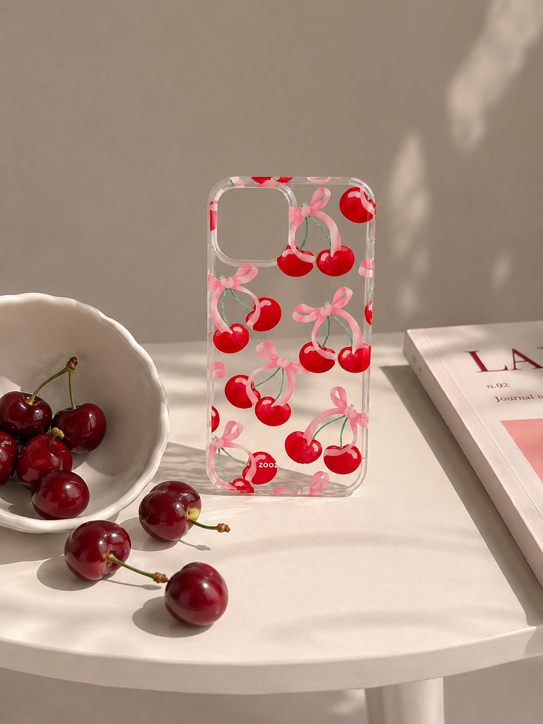 Cherry Sweetheart Bow Case