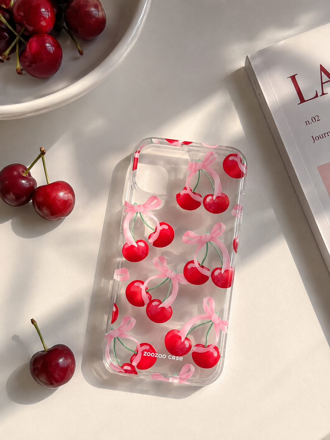 Cherry Sweetheart Bow Case