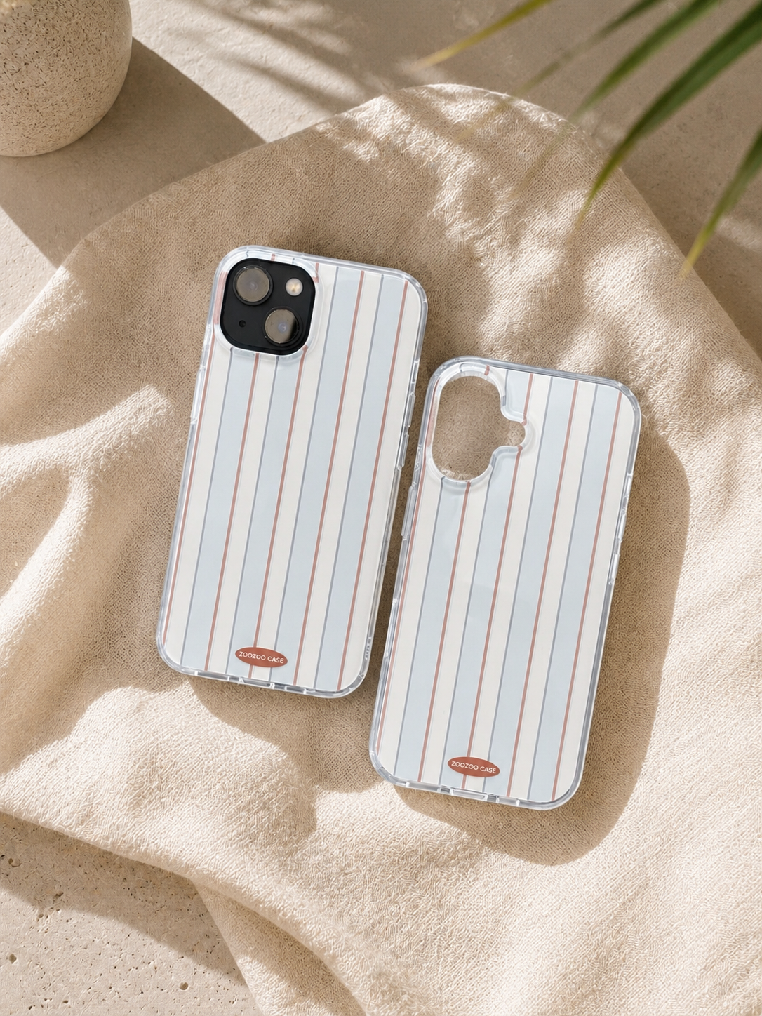Nautical Stripe Clear Case