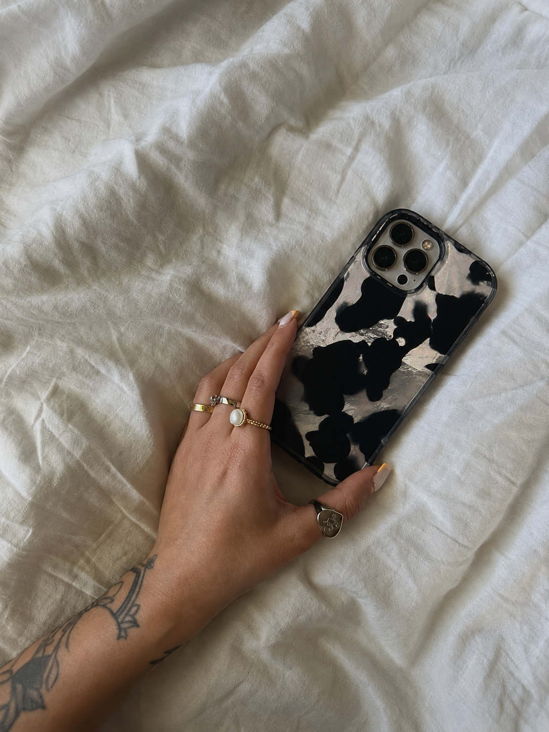 Chic Cow Print Phone Case