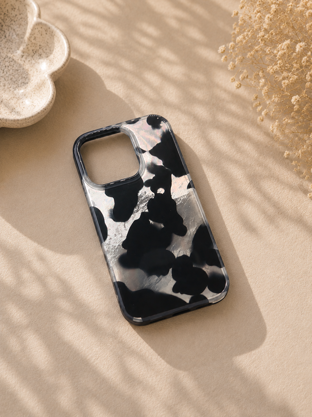 Chic Cow Print Phone Case