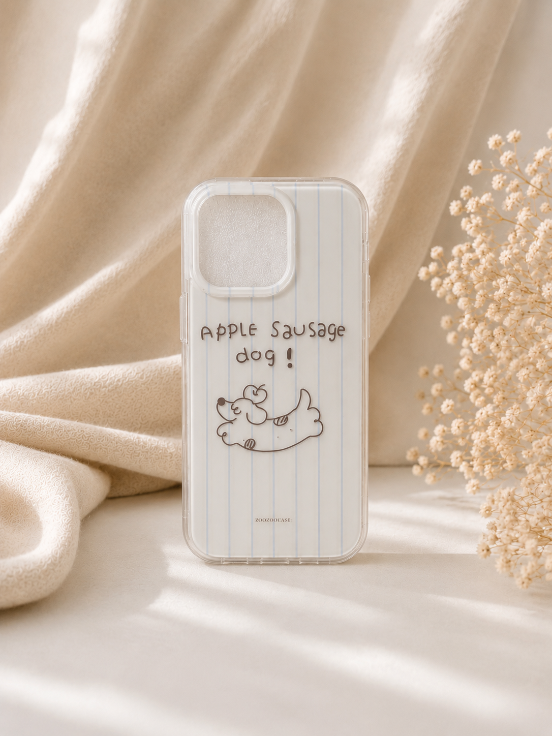 Cute Dachshund "Apple Sausage Dog" Case
