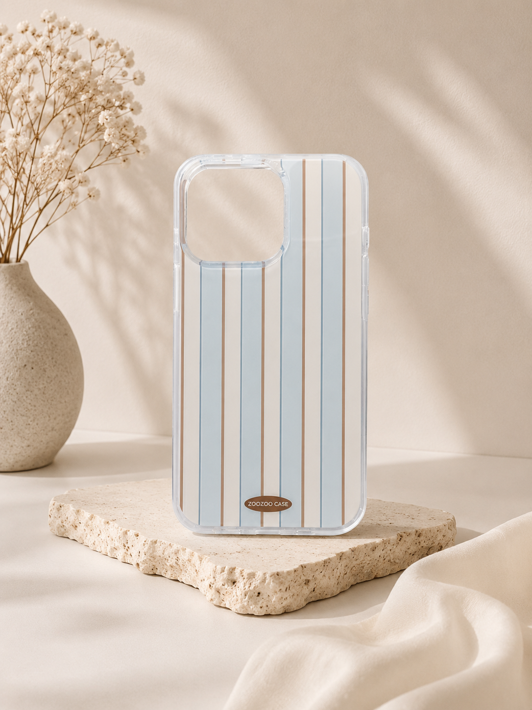 Nautical Stripe Clear Case
