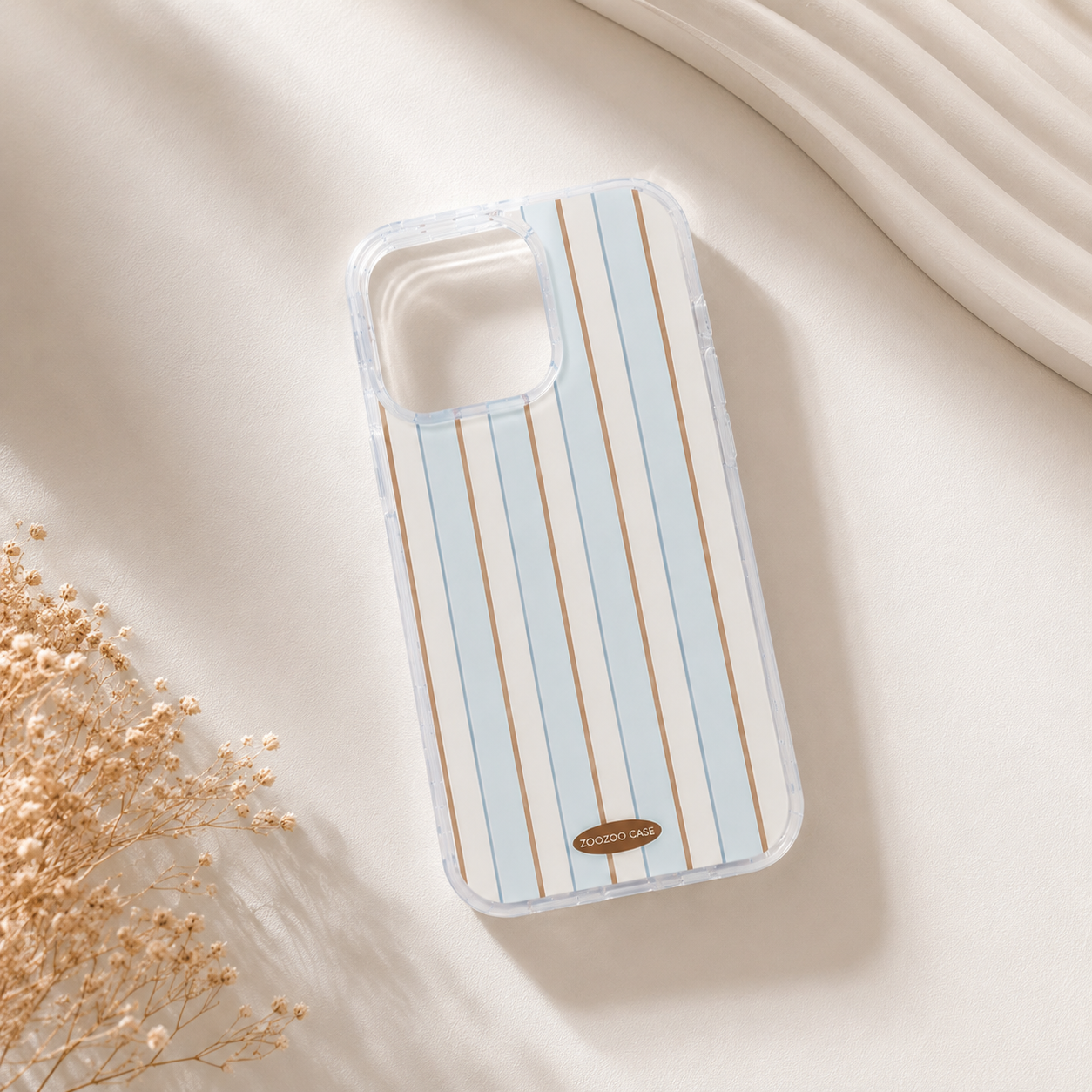 Nautical Stripe Clear Case
