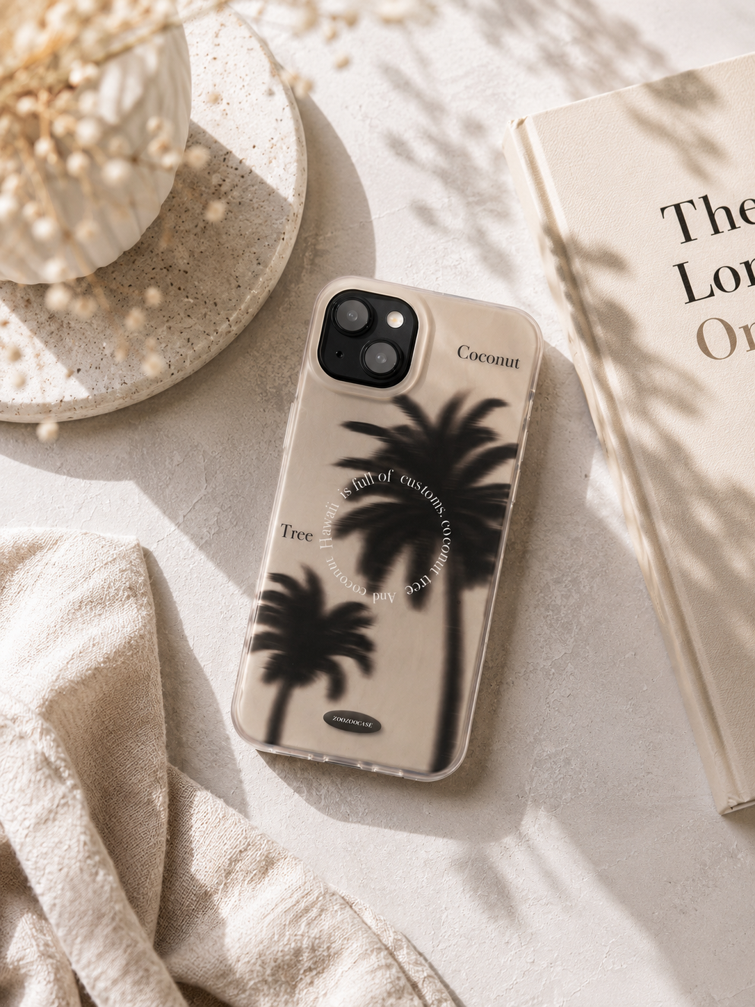 Blurred Palm Tree Serenity Case