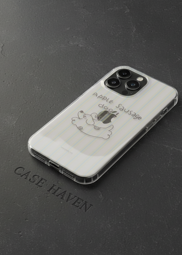 Cute Dachshund "Apple Sausage Dog" Case