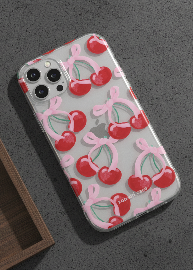 Cherry Sweetheart Bow Case