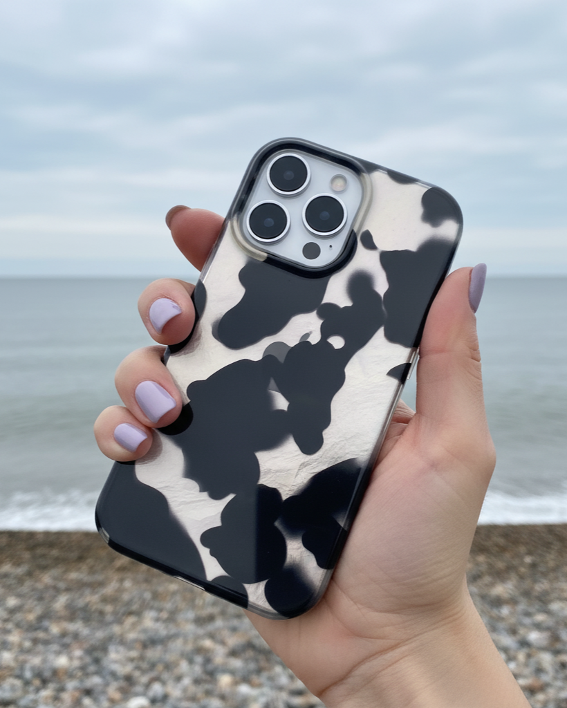 Chic Cow Print Phone Case