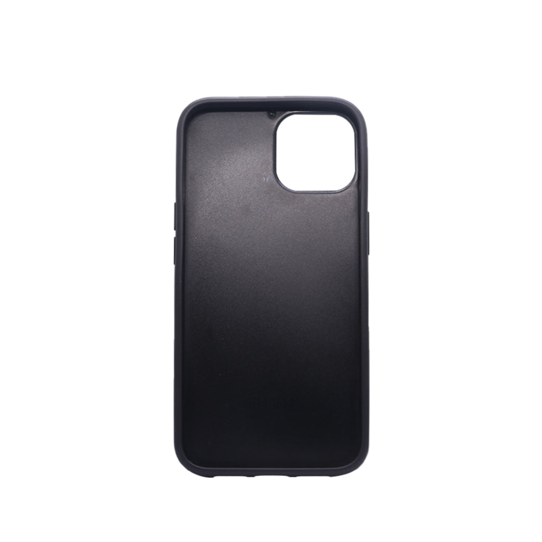 3D Fluffy Floral Embroidered Black Case