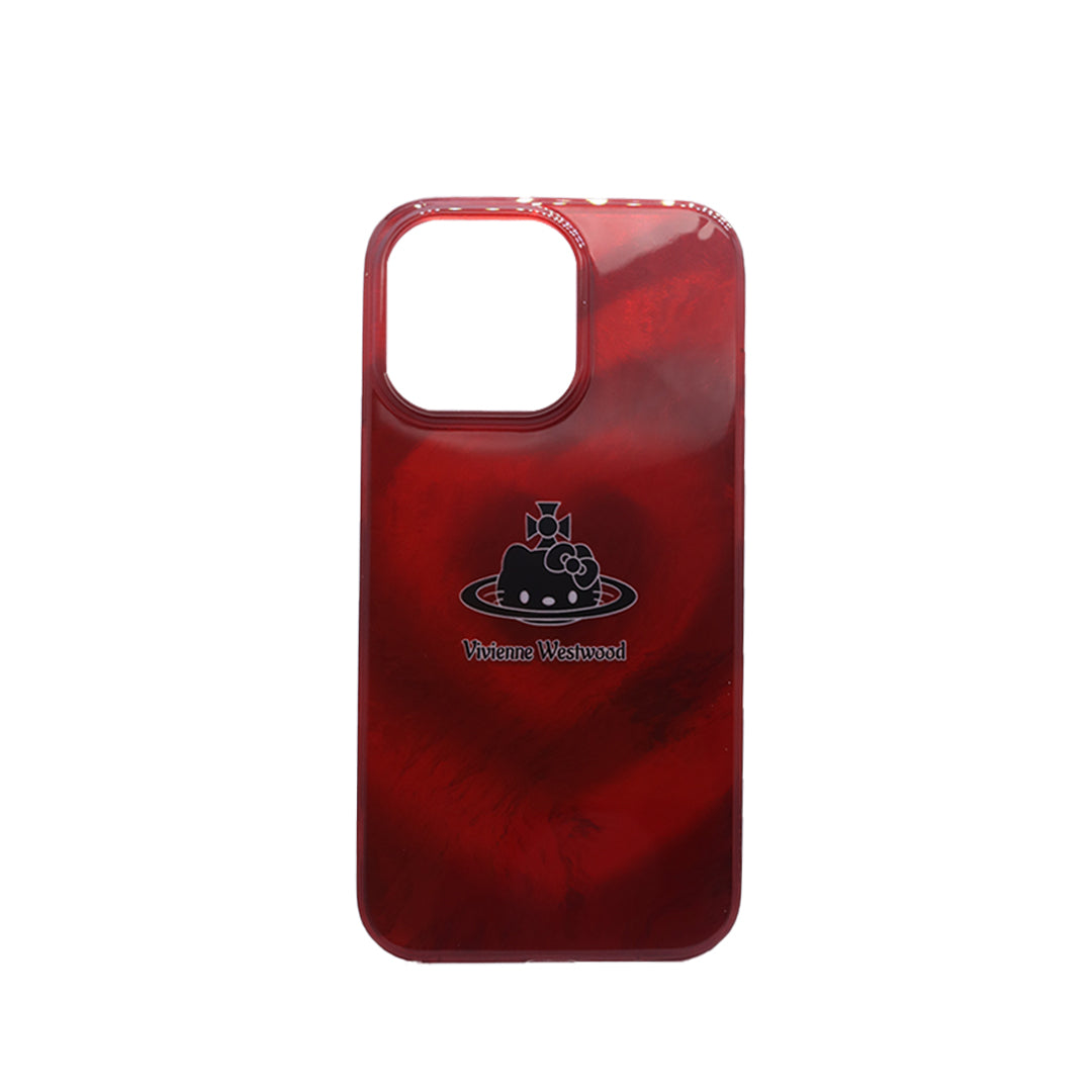 Glossy Red Swirl Designer Case