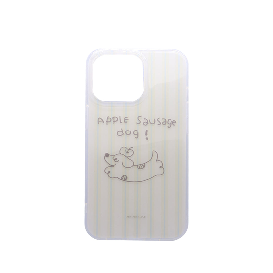 Cute Dachshund "Apple Sausage Dog" Case
