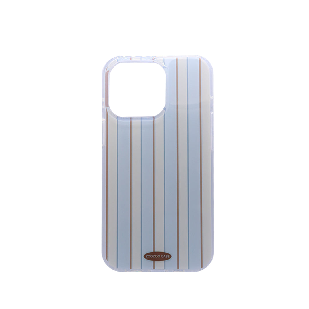 Nautical Stripe Clear Case