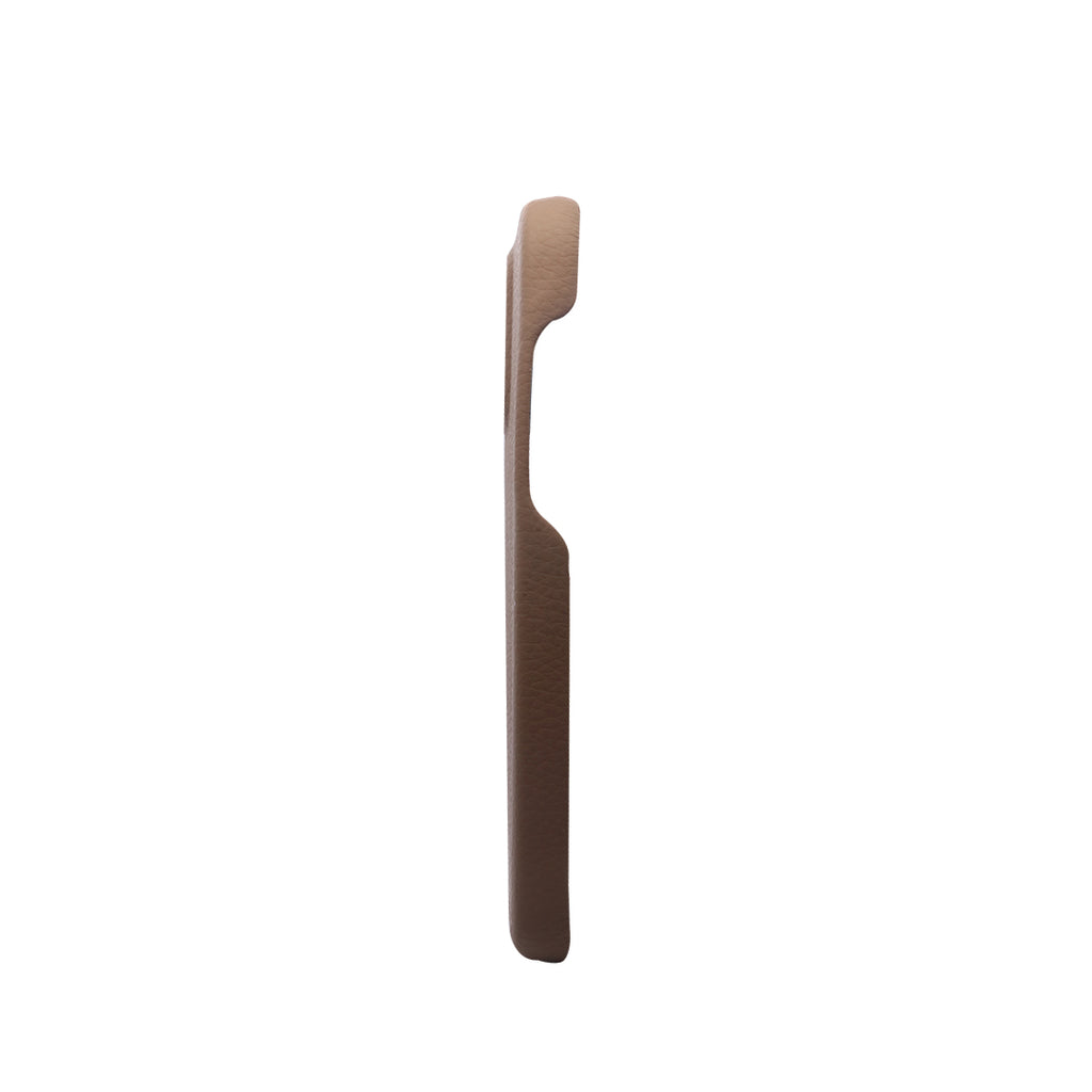 Elegant Pebble Grain Faux Leather Case - Brown